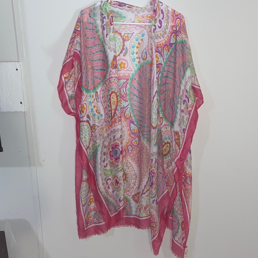 Colorful Paisley Duster